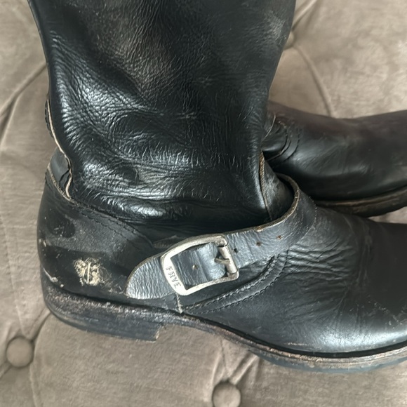 Frye black engineer boots 9.5 - Picture 8 of 8